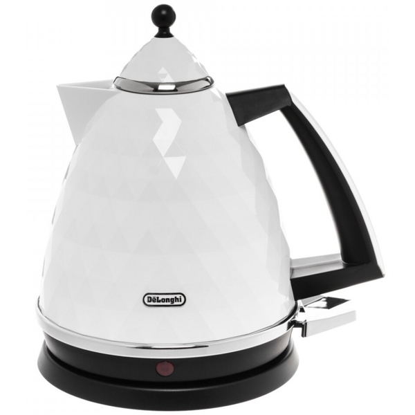 ელექტრო ჩაიდანი DeLonghi KBJ2001.W, 2000W, 1.7L, Electric Kettle, Brillante White