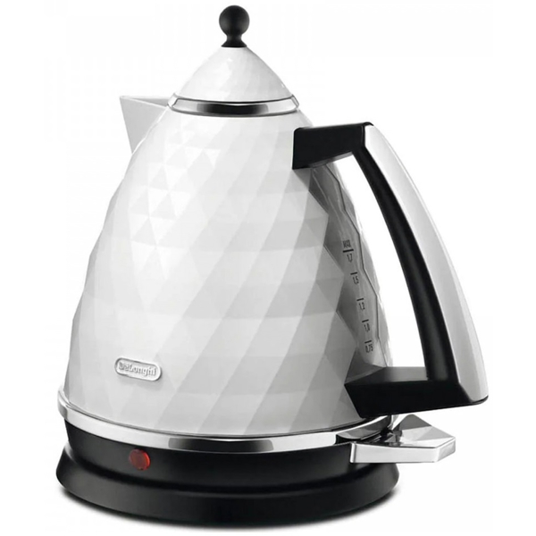 ელექტრო ჩაიდანი DeLonghi KBJ2001.W, 2000W, 1.7L, Electric Kettle, Brillante White