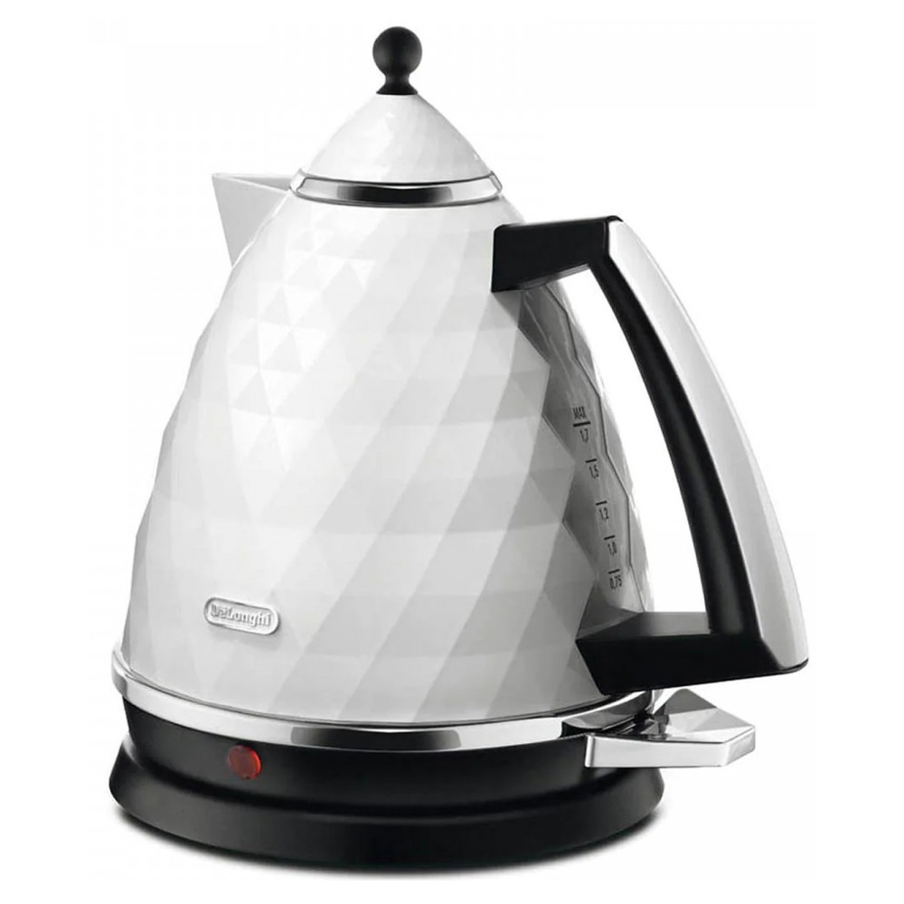 ელექტრო ჩაიდანი DeLonghi KBJ2001.W, 2000W, 1.7L, Electric Kettle, Brillante White