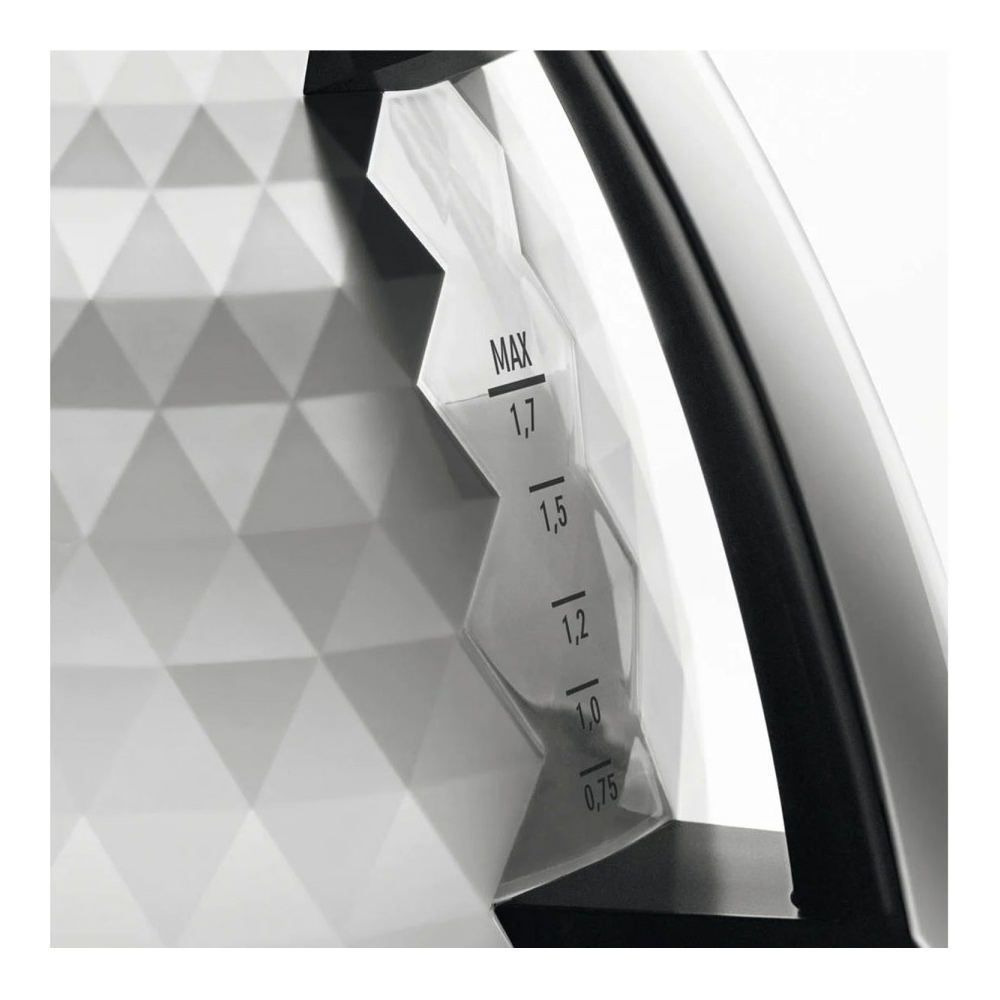 DeLonghi KBJ2001.W, 2000W, 1.7L, Electric Kettle, Brillante White
