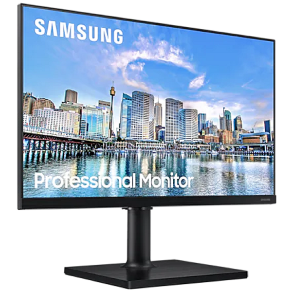 Samsung LF24T450FQIXCI, 24", Monitor, FHD, IPS, USB, HDMI, DP, Black