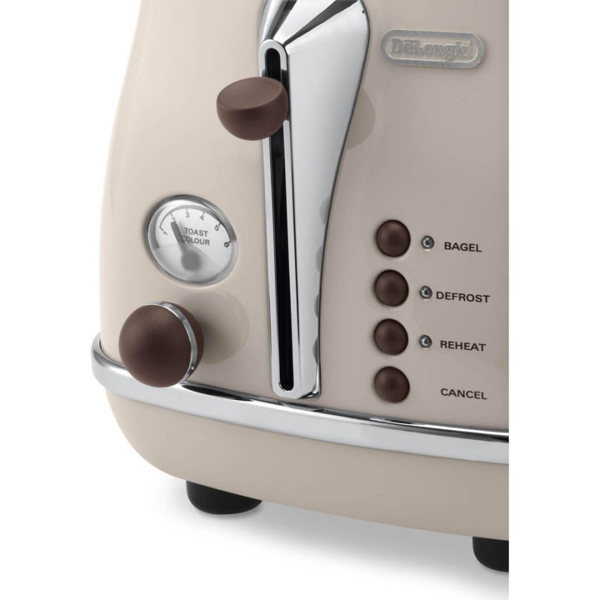 ტოსტერი DeLonghi CTOV2103.BG, 900W, Toaster, Beige