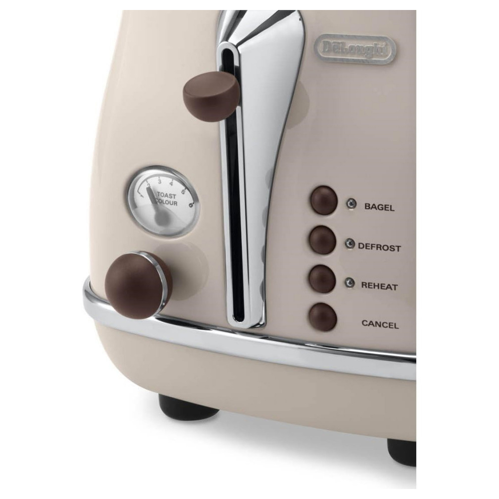 ტოსტერი DeLonghi CTOV2103.BG, 900W, Toaster, Beige