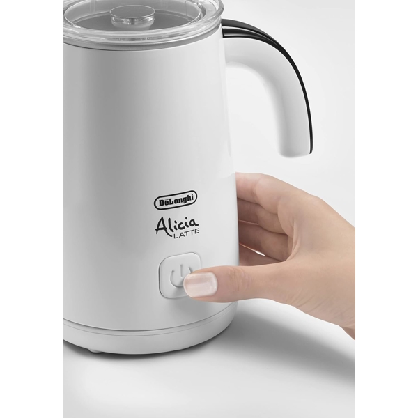 DeLonghi EMF2.W Alicia Latte, 500W, 250ml, Milk Frother, White