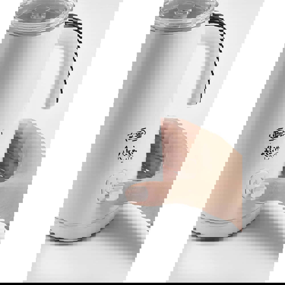 DeLonghi EMF2.W Alicia Latte, 500W, 250ml, Milk Frother, White