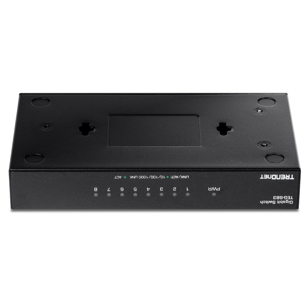 სვიჩი Trendnet TEG-S83, 8-Port Gigabit, Switch, Black