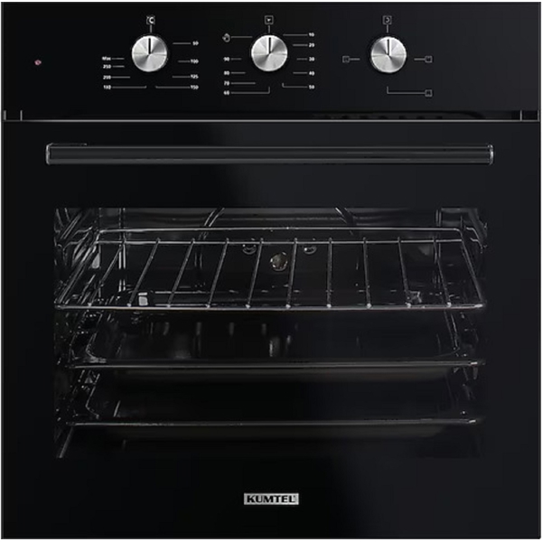 ჩასაშენებელი ელექტრო ღუმელი Kumtel A66-S2 GL (MT) B, 54L, Built-In, Black