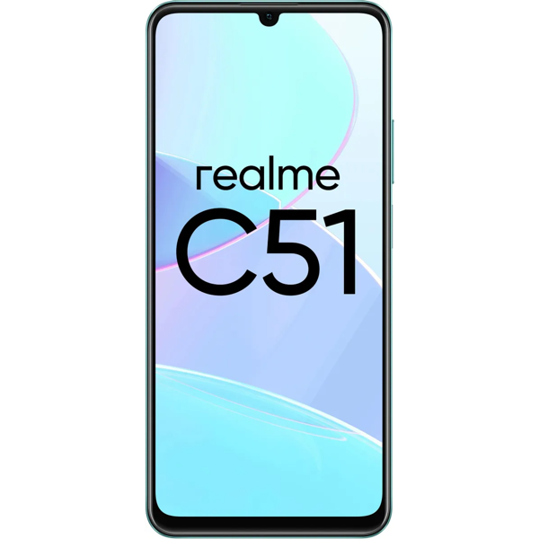 მობილური ტელეფონი Realme C51, 4GB, 128GB, Dual Sim, LTE, NFC, Mint Green