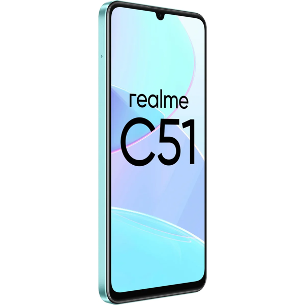 მობილური ტელეფონი Realme C51, 4GB, 128GB, Dual Sim, LTE, NFC, Mint Green