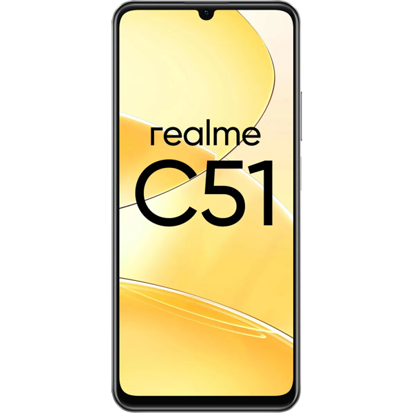 მობილური ტელეფონი Realme C51, 4GB, 128GB, Dual Sim, LTE, NFC, Black