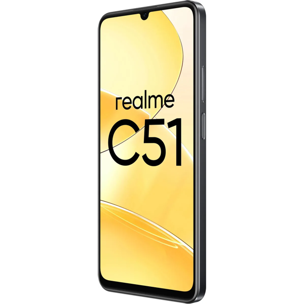 მობილური ტელეფონი Realme C51, 4GB, 128GB, Dual Sim, LTE, NFC, Black