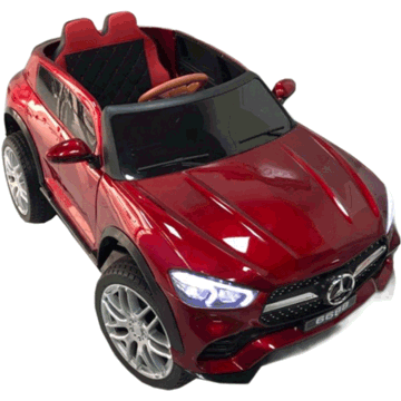 Mercedes 6688 -R, Electric Car, Red