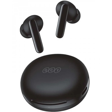 ყურსასმენი QCY 6957141408544 T13 II, Earbuds, Wireless, Bluetooth, Black