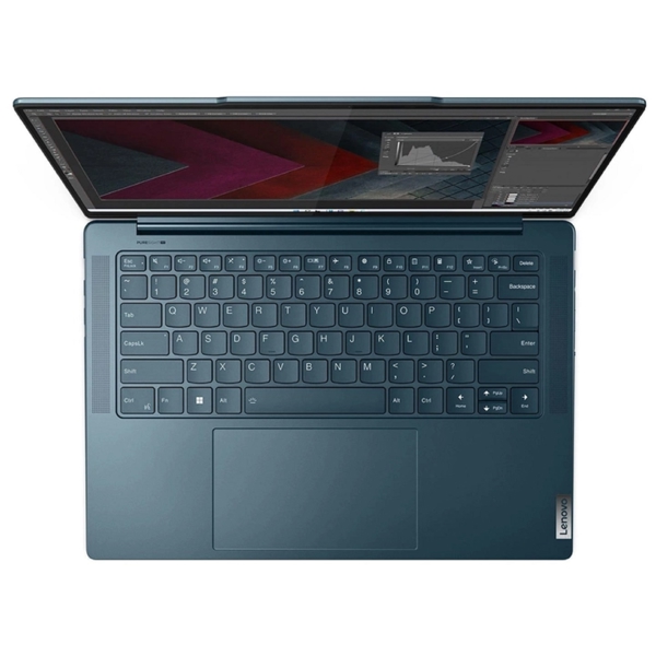 ნოუთბუქი Lenovo 83BU002LRK IdeaPad Yoga Pro 9, 14.5", i7-13705H, 32GB, 1TB SSD, RTX4050 6GB, W11H, Tidal Teal