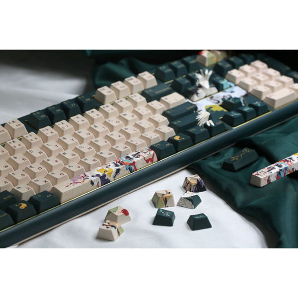 Varmilo Lure VBM108 Crane, EC V2 Sakura, Wired, USB, Keyboard, White/Green