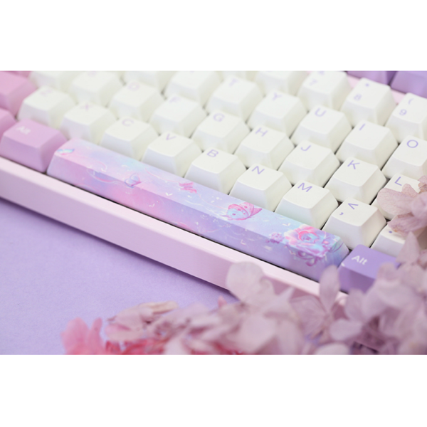 კლავიატურა Varmilo VEM108 Dreams On Board, EC V2 Rose, Wired, USB, Gaming Keyboard, White/Pink