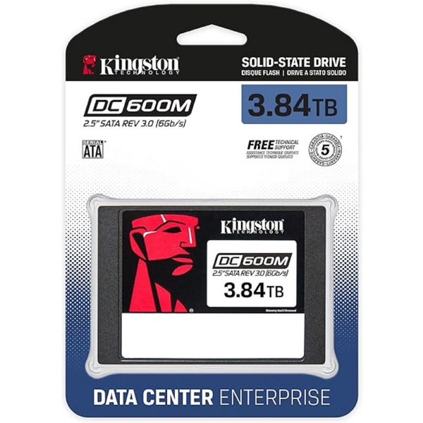 მყარი დისკი Kingston SEDC600M/3840G, 3.84TB, 2.5", Internal Hard Drive