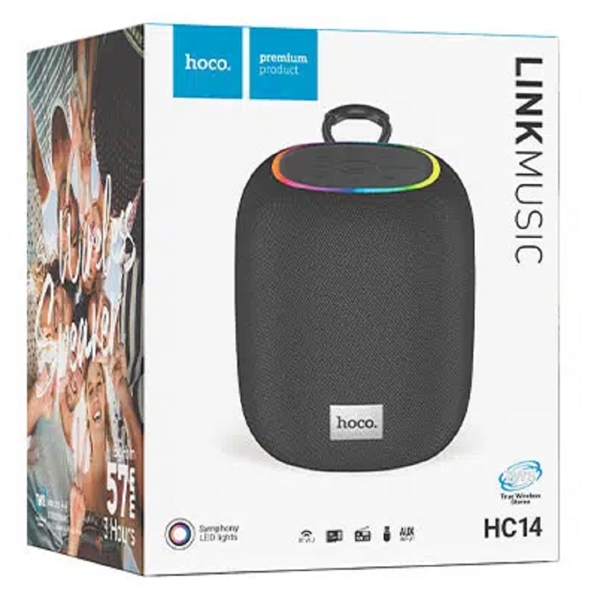 დინამიკი Hoco HC14, 5W, Bluetooth, USB, 3.5MM Jack, Speakers, Black