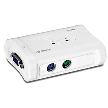 KVM სვიჩი Trendnet TK-205K, 2-Port, Switch, White