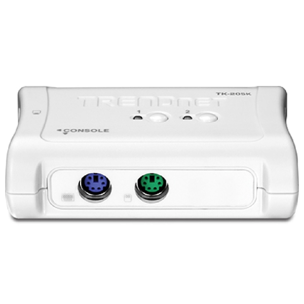 KVM სვიჩი Trendnet TK-205K, 2-Port, Switch, White