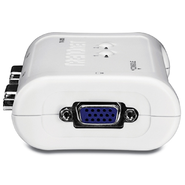 Trendnet TK-205K, 2-Port, Switch, White