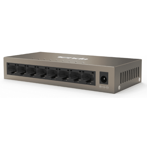 სვიჩი Tenda TEG1008M, 8 Port Gigabit, Switch, Curry