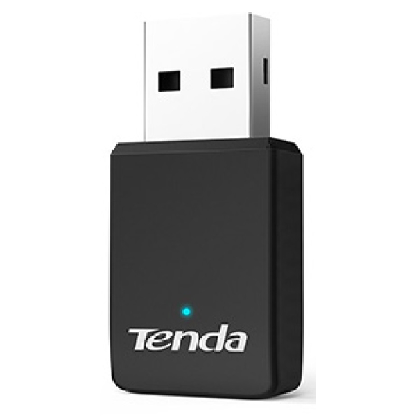 Tenda U9, 2.4GHz, External Network Adapter, Black