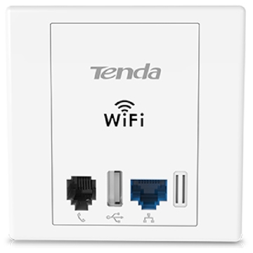 Tenda W312A, 300Mbps, Wall Access Point, White