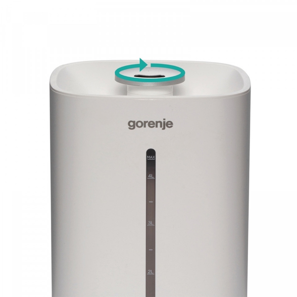 ჰაერის დამატენიანებელი Gorenje H45W, 20m², Air Humidifier, White