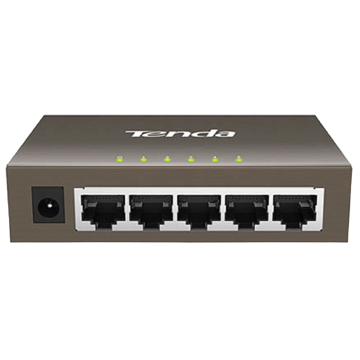 Tenda TEG1005D, 5 Port Gigabit, Switch, Curry