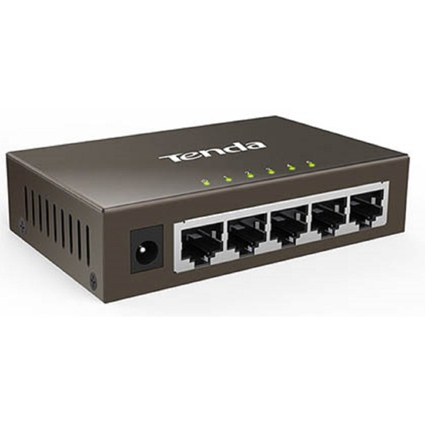 სვიჩი Tenda TEG1005D, 5 Port Gigabit, Switch, Curry