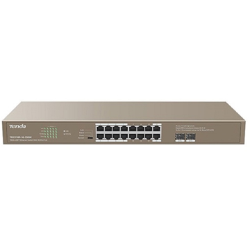 Tenda TEG1118P-16-250W, 16 Port Gigabit, POE + Switch, Curry