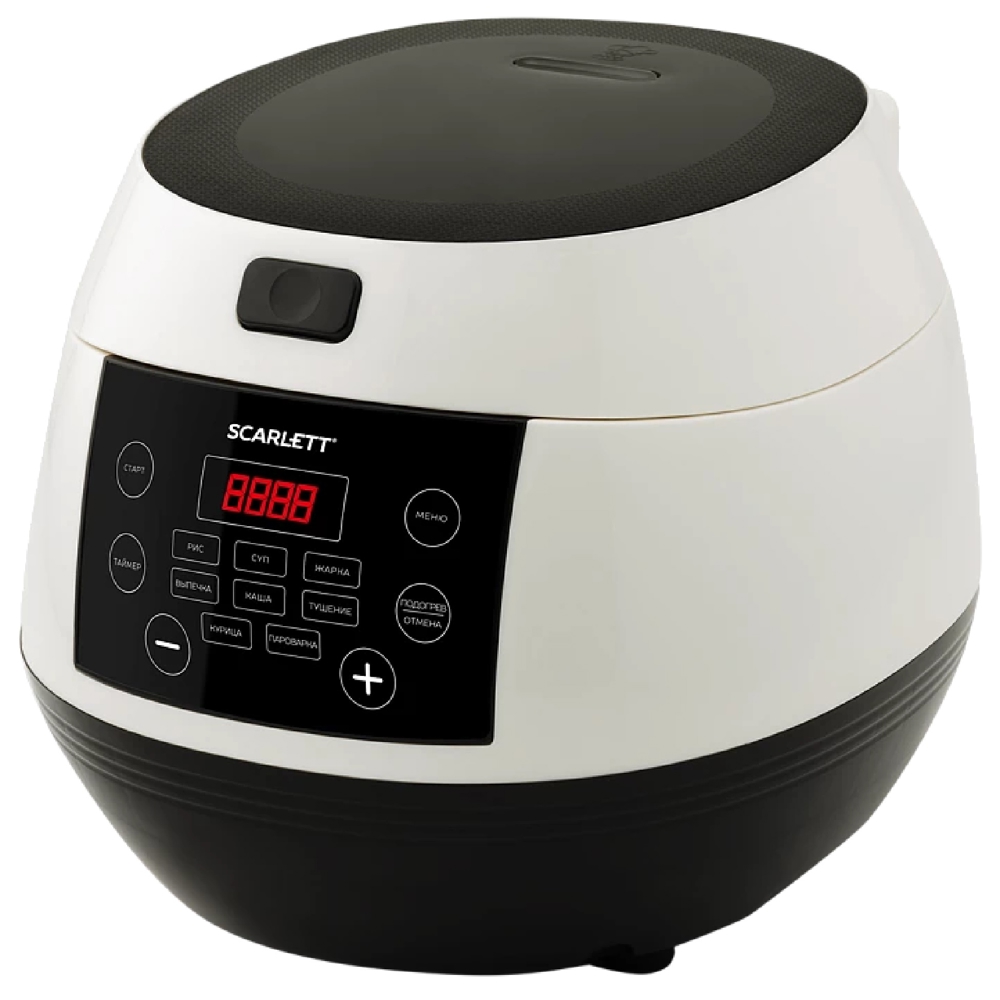 მულტსახარში Scarlett SC-MC410S26, 500W, 3L, Multifunction Cooker, Black/White