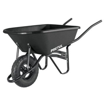 ხელის ურიკა Pretul TP-5N, 350Kg, Wheelbarrow, Black