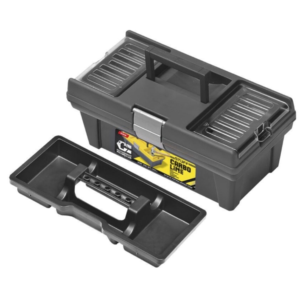 Patrol Stuff Carbo Semi Profil Alu 16", Tools Box, Black