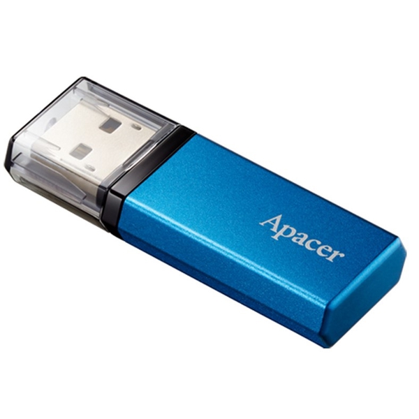 USB ფლეშ მეხსიერება Apacer AP64GAH25CU-1, 64GB, USB 3.2 Gen 1, Blue