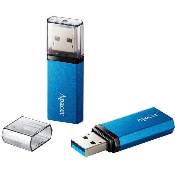 USB ფლეშ მეხსიერება Apacer AP64GAH25CU-1, 64GB, USB 3.2 Gen 1, Blue