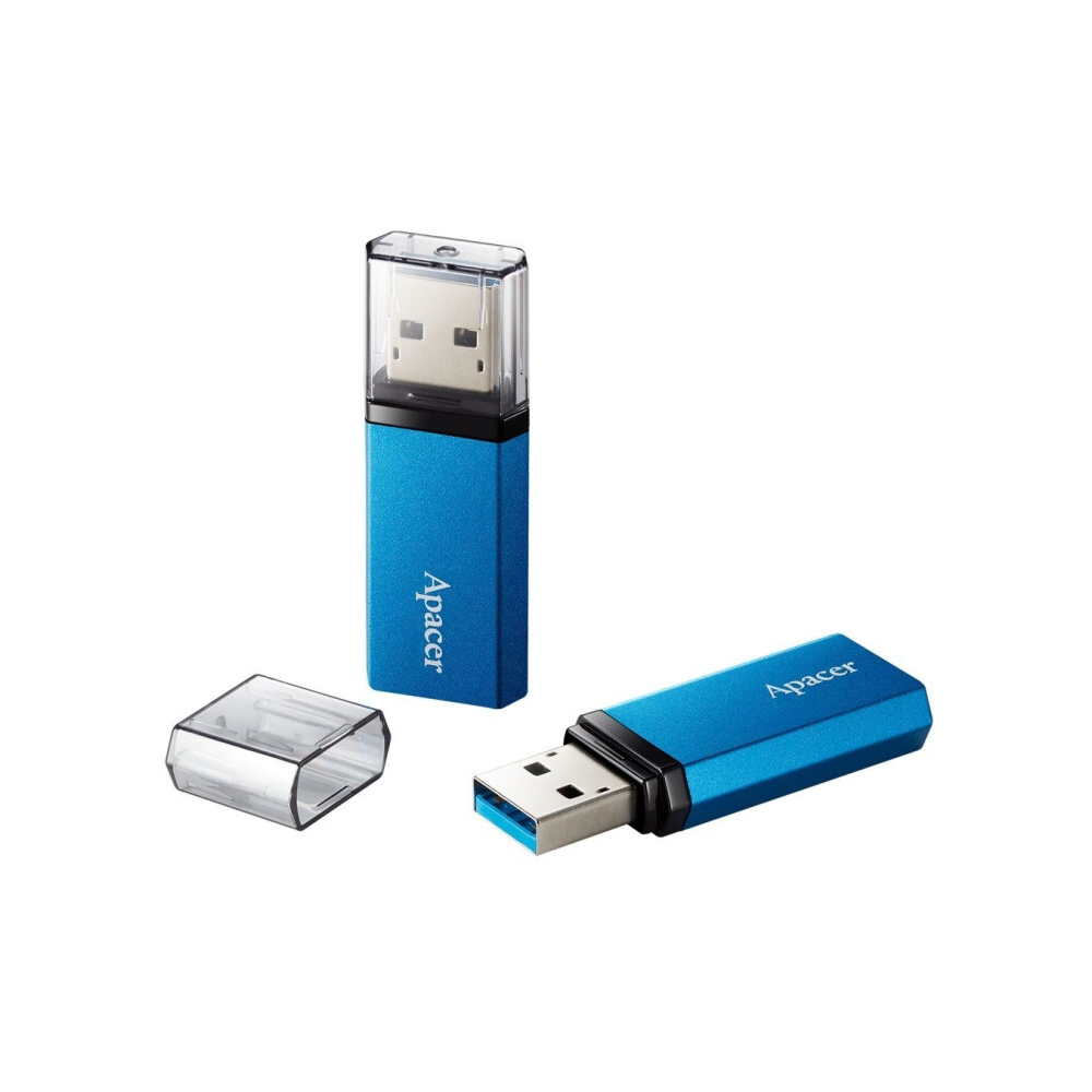 USB ფლეშ მეხსიერება Apacer AP64GAH25CU-1, 64GB, USB 3.2 Gen 1, Blue