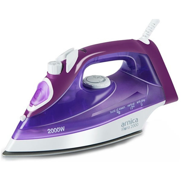 ორთქლის უთო Arnica UT61041, 2000W, Steam Iron, Purple