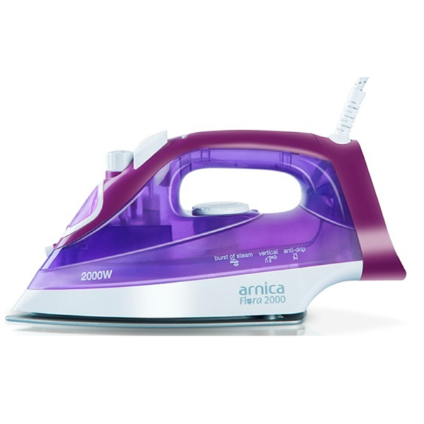 ორთქლის უთო Arnica UT61041, 2000W, Steam Iron, Purple