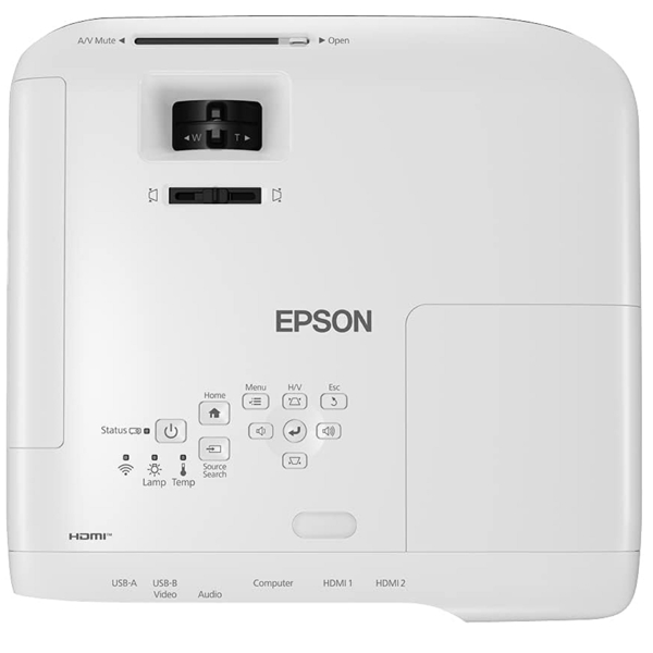 Epson V11H978040 EB-FH52, 3LCD Projector, FHD 1920x1080, 4000lm, White