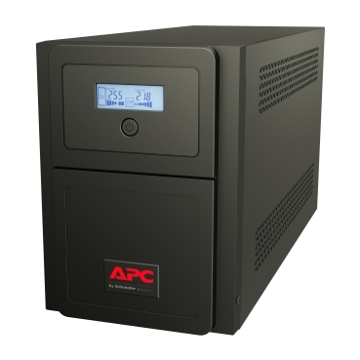 უწყვეტი კვების წყარო APC Easy UPS Line-interactive SMV 1500VA 230V, Schuko Outlet  SMV1500AI-GR