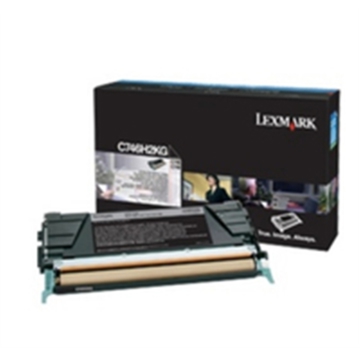 კარტრიჯი Lexmark C746 C748 Black High Yield Toner Cartridge 12K - C746H3KG