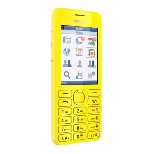 Nokia 206 Dual SIM Mobile Phones YELLOW