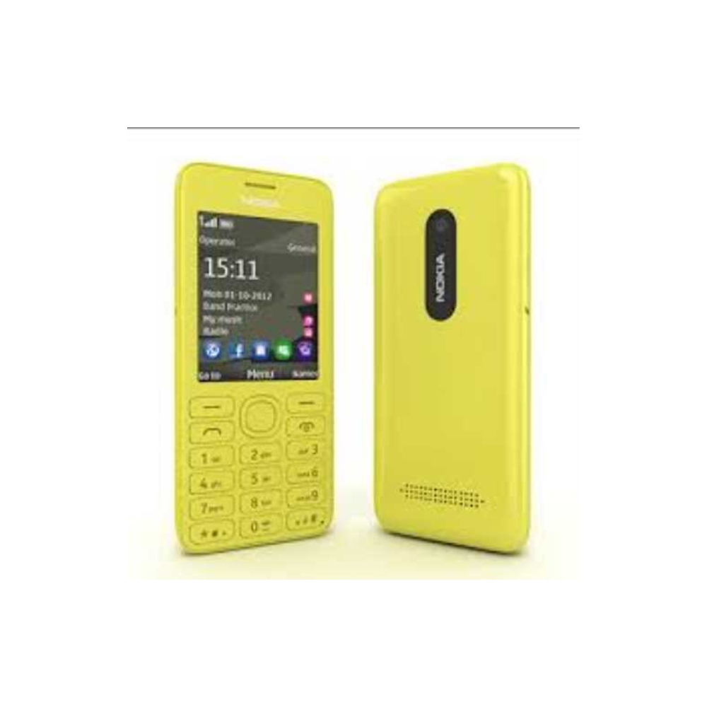 Nokia 206 Dual SIM Mobile Phones YELLOW