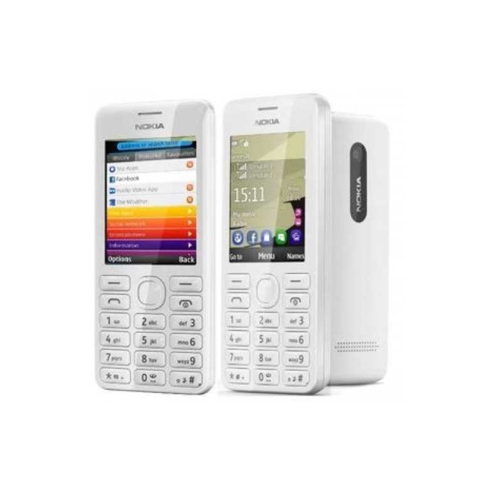 Nokia 206 Dual SIM phone  WHITE