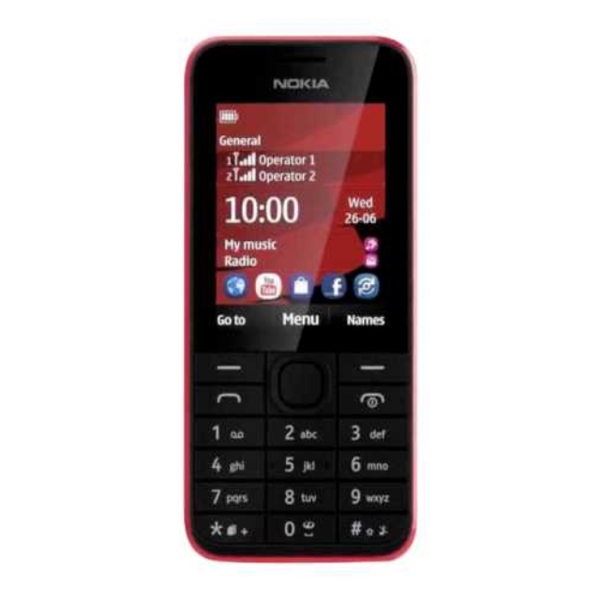 Nokia 208 Dual Sim Red 