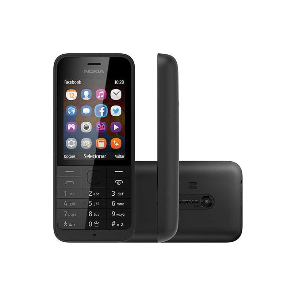 Nokia 220 Dual SIM - Mobile Phones  BLACK