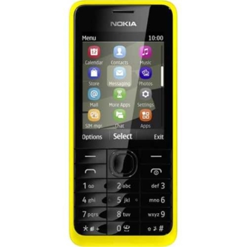 Nokia 301 Dual SIM Mobile Phone YELLOW