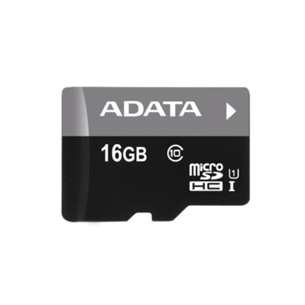 ADATA Premier UHS-I 16 GB, MicroSDHC, Flash memory class 10, SD adapter